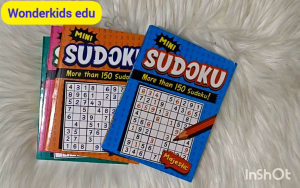 Mini Sudoku Book Amazing Sudoku Puzzle Book for Kids Board Game Brain Boosting Puzzle Activity Book