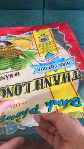 Bánh tráng sữa bến tre hiệu Thanh Long thơm ngon