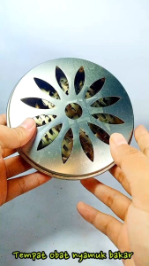 Tatakan Obat Nyamuk / Tempat Bakar Obat Nyamuk / Wadah Obat Nyamuk Stainless