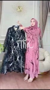 SETELAN LONG TUNIK YUMNA SET TERJANGKAU LANGSUNG KONVEKSI
