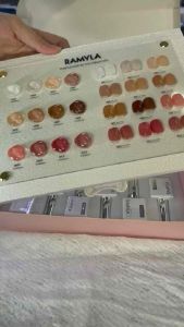 Set sơn gel THẠCH ĐỤC Ramyla 12 màu kèm bảng màu (Set) sơn móng làm nail