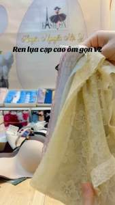 Combo 10 quần lót nữ lụa ren hoa Mai lưng cao mềm mại kháng khuẩn phom ôm gọn bụng -R91