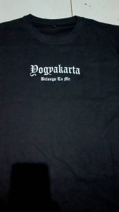 T-SHIRT YOGYAKARTA BELONGS TO ME 1929 ( SABLON DTF )