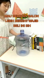 REJEKI 9393 - NEW TONGKAT SIKAT PEMBERSIH GALON AIR PUTAR 360° SERBAGUNA