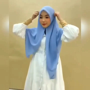JILBAB SEGITIGA INSTAN JERSEY PREMIUM KERUDUNG INSTAN SEGITIGA OVAL TERLARIS
