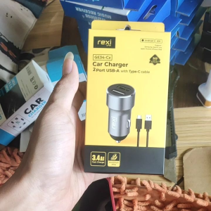Charger Mobil Berkualitas Tinggi: REXI GE34-C/GD30-C Fast Charging 3.A