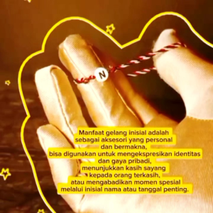 Gelang Tridatu Inisial Nama Bisa Request Khas Bali By Klenting Bali