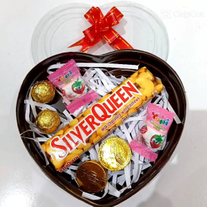 SEHARI JADI Hampers Coklat silverqueen koin ball bentuk love cokelat chocolate hadiah kado gift box valentine ulang tahun wisuda natal imlek hari guru kelulusan kenaikan kelas anniversary sidang pacar teman anak cewek cowok unik murah lucu