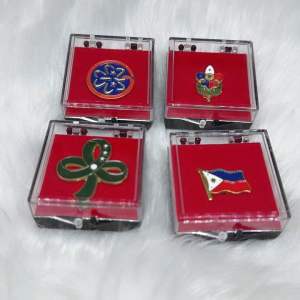 Premium Pin+Case | Membership Pin | World Pin | BSP Pin | Investiture Pin | Butterfly back Clip | from Telamaestra