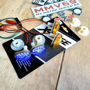 Sein Tempel Mini Oval D90 Lampu Sen Tempel LED Kedip