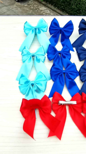 (12ชิ้น) **โบว์เบิ้ล** โบว์นักเรียน กิ๊บติดผม ยางมัดผมนักเรียน สวยน่ารัก ผ้าดี มีหลายสี ตัวเลือก3แบบ ยาง กิ๊บหนีบ กิ๊บสปริง