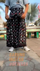 Sarung Instan Dewasa & Sarung Batik Pria Lebaran