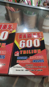 Kamus Bahasa Inggris 600 Triliun Besar A5 Kecil A6.