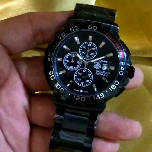 Jam Tangan Pria Mewah T-0270M Crono Tangal Aktif Strap Rantai Stainless Stell