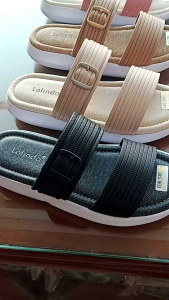 Lolida Sandal Wanita Slop Elegan Murah Nyaman Enteng & Anti Lip Flip Flop RDS900