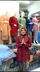 New Set Kebaya inara selendang brokat tulle