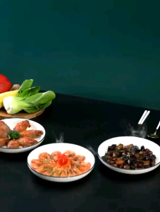 Rak Susun Makanan Portable & Tudung Saji 4 Susun: Penyimpanan Makanan yang Praktis