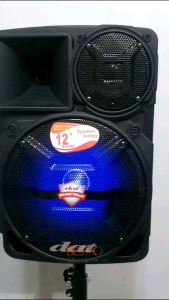 SPEAKER AKTIF PORTABLE 12 INCH DAT DT 123 DT123 DT-123 BLUETOOTH SPEAKER TROLLEY