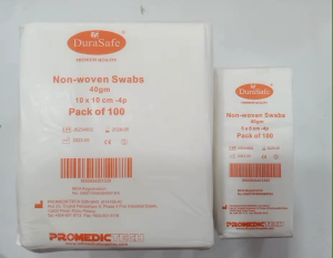 Durasafe premium Non-woven Swabs 40gm ( 10cm /5 cm) 100pcs