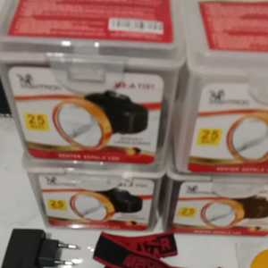 Senter Kepala LED 25WATT MAXTRON & Cahaya Putih Sangat Terang
