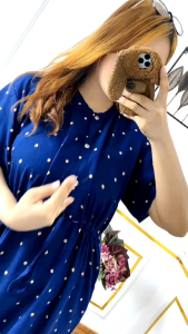 Daster Chibi Serut Jumbo Murah Berkualitas & Daster Busui Tali Serut