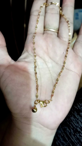 gelang kaki wanita titanium asli