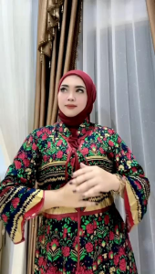 Gamis Hindi tali depan terbaru viral