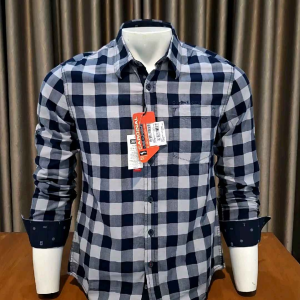 Cardinal C0707J02H Pakaian Pria Kemeja Lengan Panjang Slim Fit