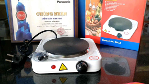 Bếp điện mini pha cafe pha trà KHÔNG KÉN NỒI ĐƯỜNG KÍNH MẶT BẾP 15CM 1000W