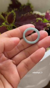 CINCIN LEBAR GIOK HIJAU BERSERTIFIKAT