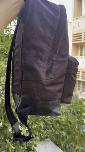 Balo 2hand phom to đựng laptop da thật phối dù BALLYY aut của Thụy Sỹ  - T590