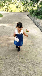 Overall rok jeans anak perempuan usia 1-6th