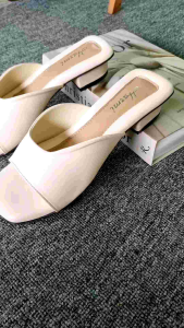 Sandal Kokop Wanita Heals 3cm Bahan Lentur Empuk>>Harmi Bm >>802