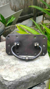 Tarikan Peti Box Kuningan Antik Motif Kotak Pines 1 Pcs