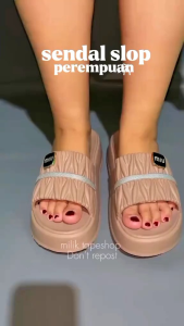Sandal Dulux 670B - Sandal Selop Wanita Slipper - Sandal Perempuan Slip-on Tebal Empuk Terbaru - Sendal Karet Cewek Shoes