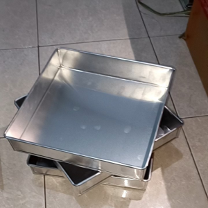 Loyang Kotak 20x20x4cm | Loyang Bolu Kotak 20x20x4cm | Loyang Brownies Kotak