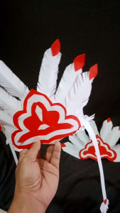 MAHKOTA SIGER MERAH PUTIH UNTUK KARNAVAL 17 AGUSTUSAN TARI KELOMPOK KEMERDEKAAN MERAH PUTIH PENTAS SENI SIGER BANDO