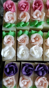 Unique Handcrafted Soap - Flower Bar Customizable Gift Souvenir ( P89pc.) ( 10pcs MINIMUM ORDER)