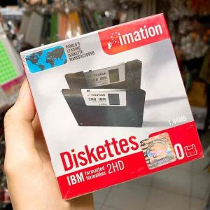 กล่องสุดท้าย 💾 แผ่น Floppy disk 3.5 ของใหม่ใน 1.44MB imation