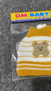 Topi Kupluk Rajut Bayi Model SALUR BEAR Laki-Laki Perempuan Usia 0-12 Bulan Trendy DM Baby