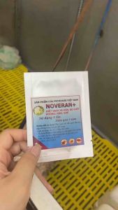 (Mua 5 tặng 1) 1 Gói Thuốc tắm NOVERAN trị ve rận bọ chét chó mèo hiệu quả 1 năm (5-7kg)