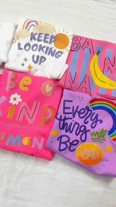 [INNOCENTTEES] Girls Sando Terno Colorful Statement 3 II Baby to 10 y/o