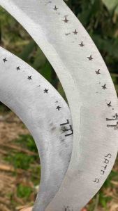 Arit deres baja isen lapis 4 ukuran dua jari