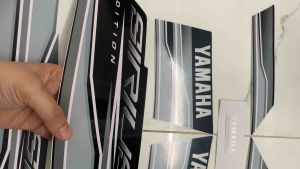 Bộ tem Sirius 2016 màu xanh nhớt đen mới hàng nhập Thái Lan chất lượng cao dành riêng cho dòn g xe nà y tem in lụa màu sắc cực đẹp và bềngiá bán cực tốt bán lẻ như bán sỉ