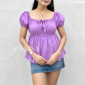 Reese (M-L) Bustier Top Cotton Linen Fabric