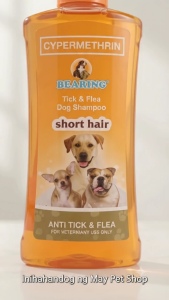 Bearing Tick and Flea Dog Shampoo Short Hair Formula 2 150ml | Anti-Tick Flea and Lice Treatment for Dogs