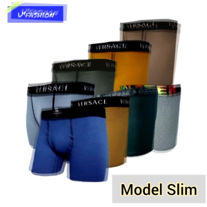 6 Pcs Celana Dalam Boxer Pria Big size Jumbo Dewasa Bb 75-120 kg