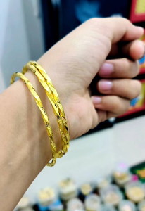 aksesoris yxy gelang model keroncong 24k isi 3