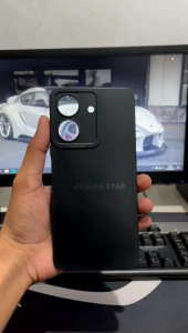 Softcase XIAOMI REDMI 13C Paket 4in1 Softcase Slim Black Matte Case Liquit + Tg Anti Gores Ceramic Matte Anti Spy + Garskin Carbon 3D + Skin Camera Lens