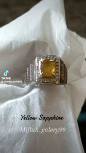 Natural yellow sapphire